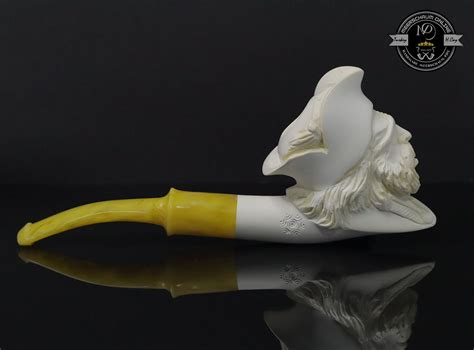 Handmade Block Meerschaum Pirate Pipe