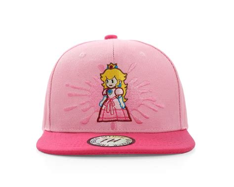 Princess Peach Super Mario Bros Snapback Baseball Cap By True Heads