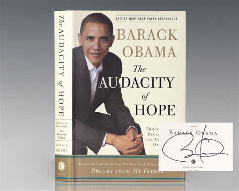 The Audacity Of Hope Barack Obama First Edition Signed Rare