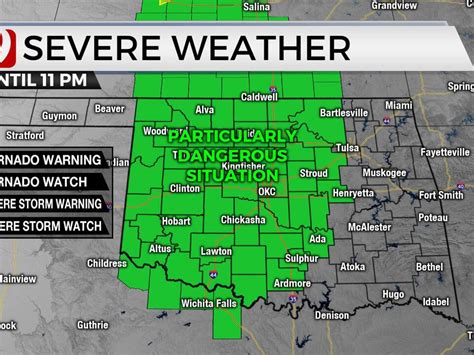 Live Updates Confirmed Tornado Warnings Issued For Multiple Oklahoma Counties