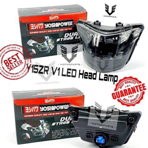 Yamaha Y Zr V Yoshipower Smoke Led Head Lamp Dual Stage Led Front