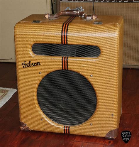 1940 Gibson Eh 185 Tweed Tube Amplifier Garys Classic Guitars