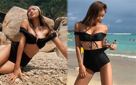 ĐỒ BƠI tin tức Mới nhất Châu Bùi khoe body mlem với bikini 2 triệu