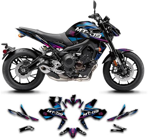 Amazon Kungfu Graphics Custom Decal Kit For Naked Bike MT09 FZ09