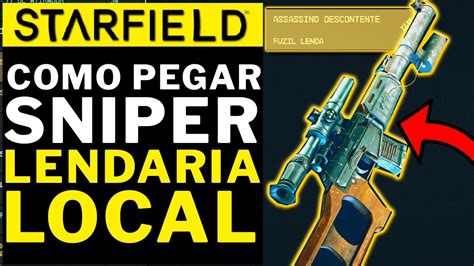 Starfield A Melhor Sniper Lendaria Muito Op Local Youtube