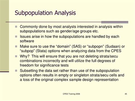 Ppt Analysis Of Complex Survey Data And Survival Analysis Powerpoint