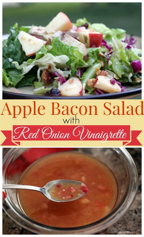 Tangy Apple Bacon Salad Cheery Kitchen