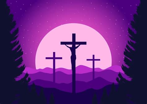 Calvary Landscape 194899 Vector Art At Vecteezy