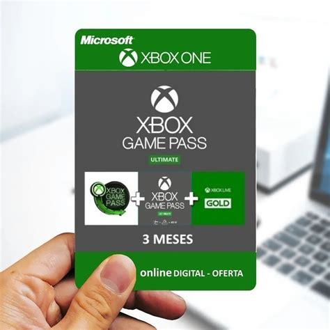 Xbox Game Pass Ultimate 3 Meses Digital Online Leia Antes