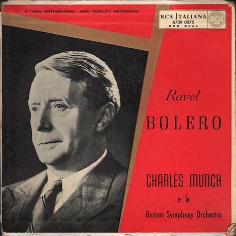 Maurice Ravel Boston Symphony Orchestra Charles Munch Bolero