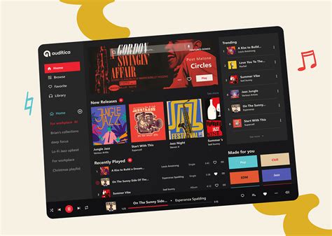 Music Streaming Application On Behance