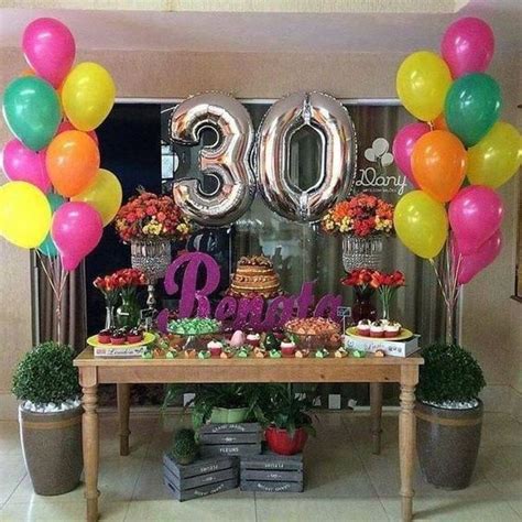 Decoracion De Cumpleaños Para Mujer Cumpleaños Mujer Adulta Ideas Para Cumpl Festa De