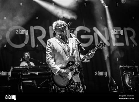 Foreigner Live In Concert Stock Photo Alamy