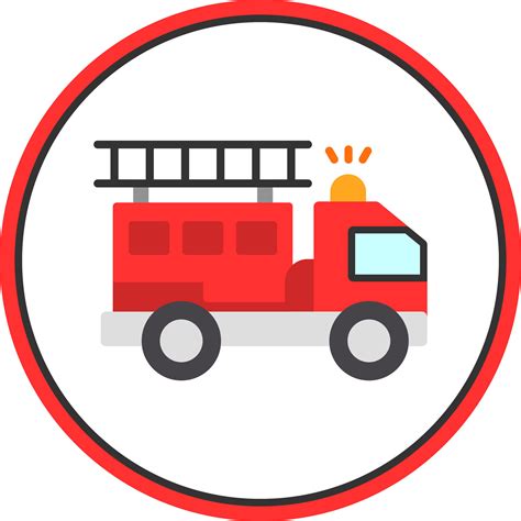 Firetruck Vector Icon Design 25166730 Vector Art At Vecteezy