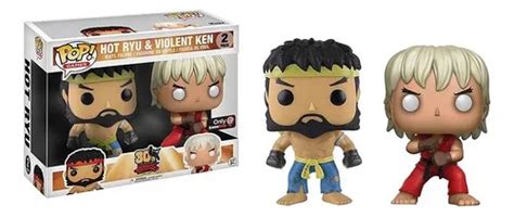 Funko Pop Street Fighter Hot Ryu Violent Ken Gamestop MercadoLivre