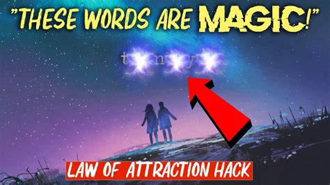 Use These Magic Words To Manifest Use Them Today YouTube