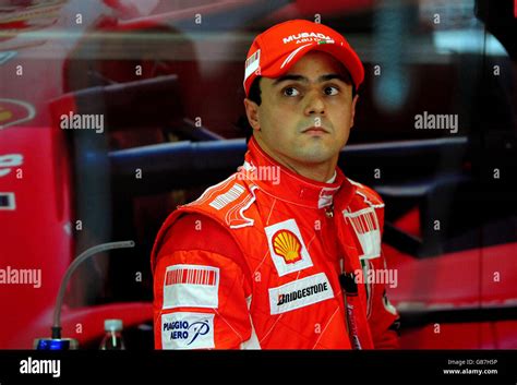 Ferraris Felipe Massa During Free Practice At Interlagos Hi Res Stock