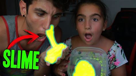 Como Hacer Un Slime Que Parece Un Moco Radiactivo Con Mi Prima