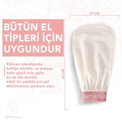 Letscrub Banyo Duş Kesesi Peeling Eldiveni Floş İpek hipicon