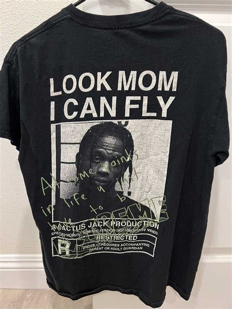 Travis Scott Travis Scott Look Mom I Can Fly Tee Gem