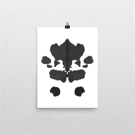 Psychology Art Rorschach Ink Blot Art Therapist Gifts Digital Image ...