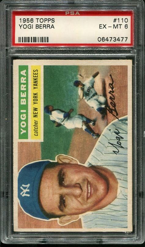 Topps Yogi Berra Psa Hof All Star Cards Inc