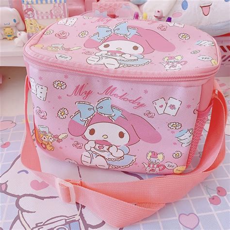 Bolsa De Almuerzo Impermeable De Anime Pu Kawaii Lonchera Termica