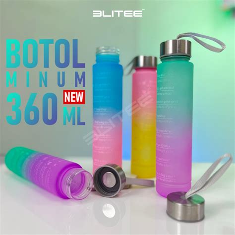 Jual Elitee Botol Minum Rainbow Ml Bottle Shopee Indonesia