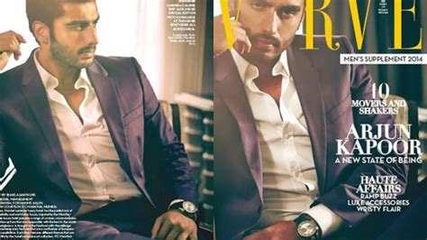 Arjun Kapoor Raises Heat Covers Verve Magazine See Pics India Tv