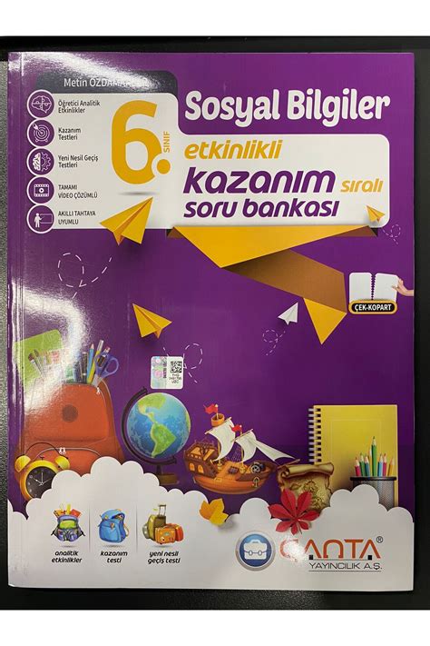 Çanta Yayınları ÇANTA 6 SINIF SOSYAL BİLGİLER ETKİNLİKLİ SORU BANKASI