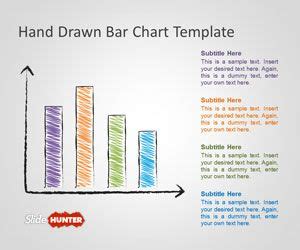 Free Hand Drawn Bar Chart Template For Powerpoint Presentation Slides