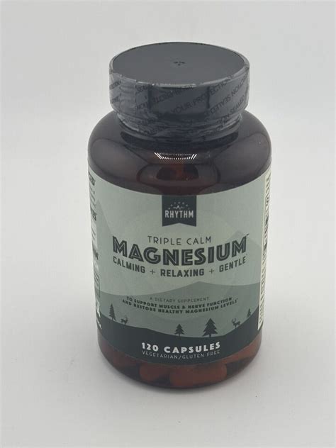 Natural Rhythm Triple Calm Magnesium Mg Capsules Magnesium