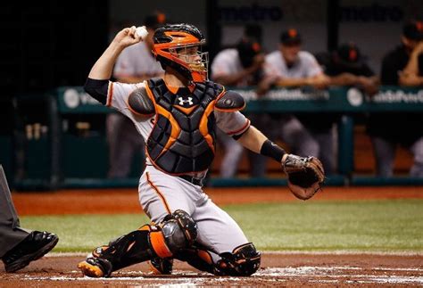 St Petersburg August 02 Catcher Buster Posey 28 Of The San