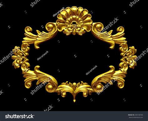 Golden Baroque Frame Stock Illustration 290728760 | Shutterstock