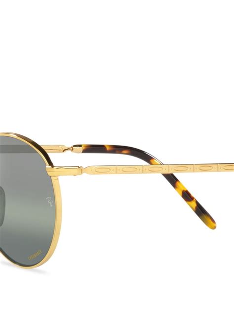 Ray Ban Rb New Round Sunglasses Farfetch