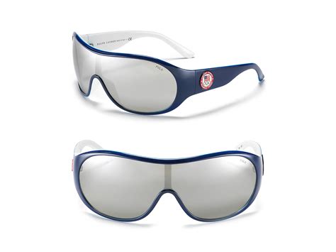 Polo Ralph Lauren Olympic Shield Sunglasses In Blue For Men Lyst