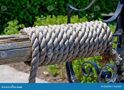 Wrapped Well Rope Royalty Free Stock Photo Image 9542345