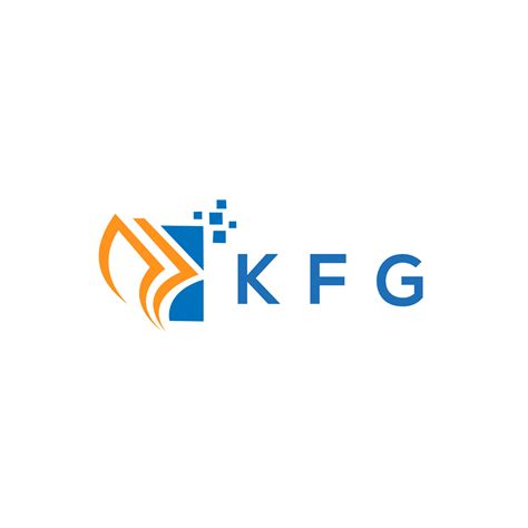 diseño de logotipo de contabilidad de reparación de crédito kfg sobre