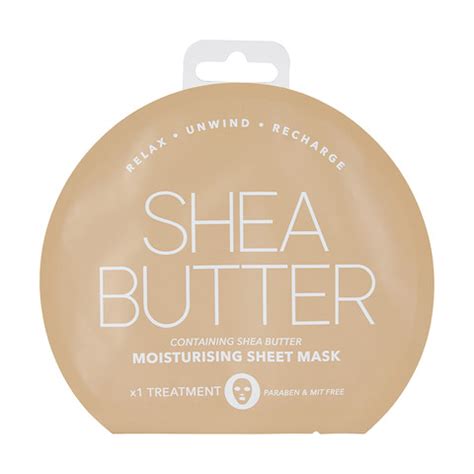 Moisturising Sheet Mask With Shea Butter Kmart