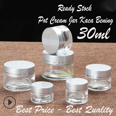 Jual Pot Cream Kaca Bening 30gram 30ml Wadah Obat Krim Share In Jar