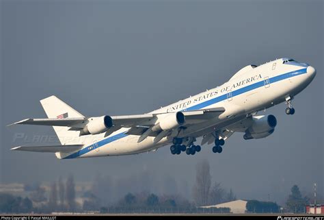 75 0125 United States Air Force Boeing E 4b Photo By Pascal Maillot