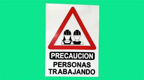 Vial V Precaucion Personas Trabajando Ver Cla