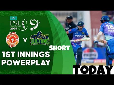 St Innings Power Play Sultans Vs United Vs Multan Youtube