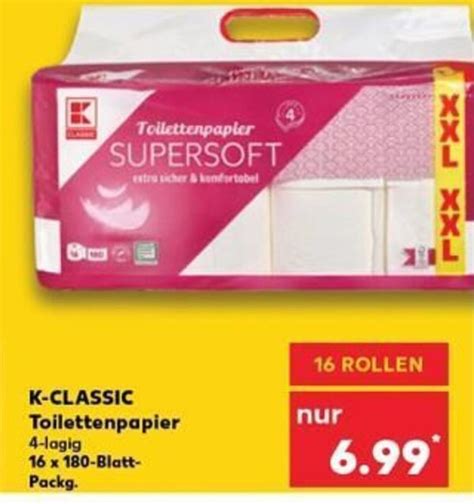 K Classic Toilettenpapier Tilbud Hos Kaufland