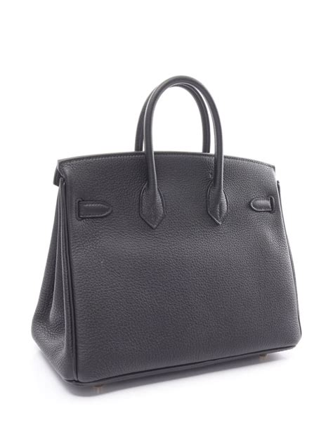 Herm S Pre Owned Bolsa De Mano Birkin Negro Farfetch Mx