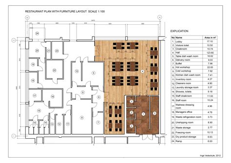 Restaurant floor plan :: Behance