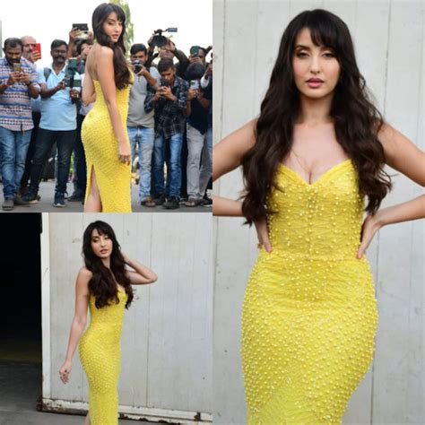 Jhalak Dikhhla Jaa 10 Nora Fatehi Looks Like The Most Stunning Daffodil In A Figure Hugging