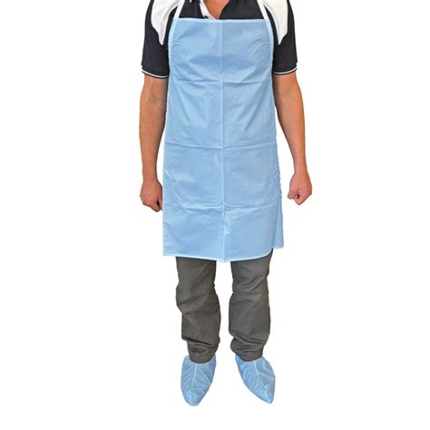 Reusable Lightweight Pvc Apron 100cm Long X 85cm Light Medisa