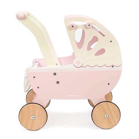 Carrito Para Mu Ecas De Madera Dulces Sue Os Rosa Le Toy Van