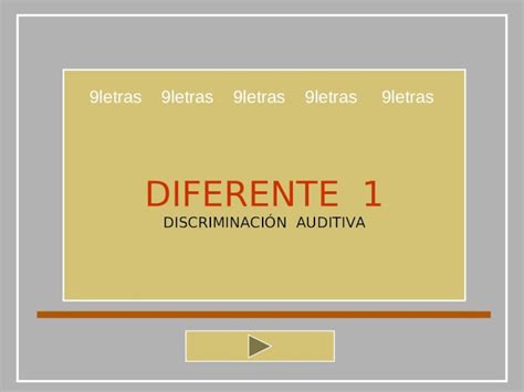 PPT DIFERENTE 1 DISCRIMINACIÓN AUDITIVA DOKUMEN TIPS